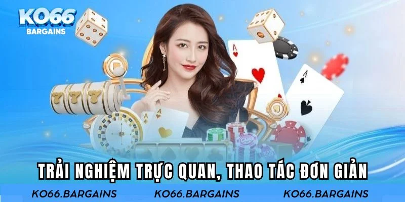 Trải nghiệm trực quan, thao tác đơn giản