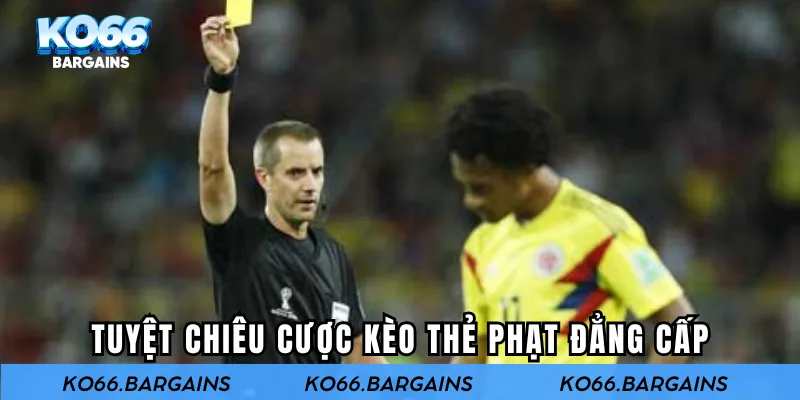 Tuyệt chiêu cược kèo  thẻ phạt đẳng cấp